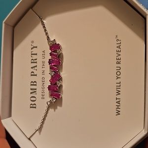 Bomb party sterling club necklace